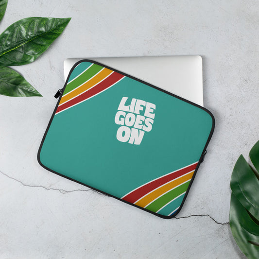 Life Goes On | Beatles Wisdom Laptop Sleeve